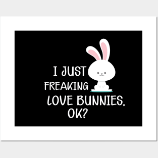 Bunny - I just freaking love bunnies, Ok? Posters and Art